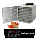 New Commercial 10 Tray Stainless Steel Food Dehydrator Fruit Meat Jerky Dryer Us