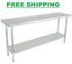 New Commercial 18 X 72 Stainless Steel Work Prep Table With Undershelf Kitchen