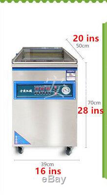 NEW Commercial Double Vacuum Food Sealer Machine Restaurant Equipment (Warranty)