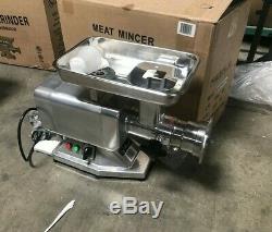 NEW Commercial Electric Meat Grinder Stainless Steel 1.5HP Counter Top NSF