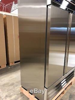 NEW CoolFront Two 2 Door Upright Commercial Stainless Steel Freezer 47 Cu. NEW