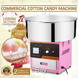 NEW Electric Cotton Candy Machine Pink Floss Carnival Maker Party Commercial