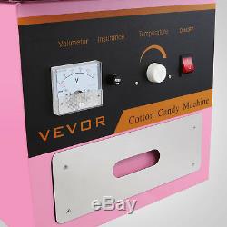 NEW Electric Cotton Candy Machine Pink Floss Carnival Maker Party Commercial