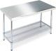 Nsf Commercial Stainless Steel Top Work Table Island Utility Cart Prep Station