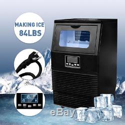 New 110V 38KG Stainless Steel Commercial Bar Ice Cube Maker Ice Making Machine