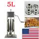 New 5l Stainless Steel Commercial Manual Spanish Churro Maker Machine Set