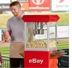 New Carnival King Commercial Popcorn Maker Machine 8 oz Popper Concession Kettle