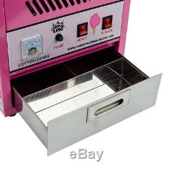 New Carnival King Electric Commercial Cotton Candy Machine Maker Concession