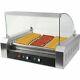 New Commercial 30 Hot Dog 11 Roller Grill Cooker Machine With Cover Ce New
