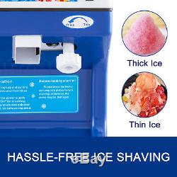 New Ice Shaver Snow Cone Machine Ice Crusher Maker Commercial Instrument