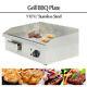 New Stainless Steel Electric Thermomate Griddle Grill Bbq Plate Commercial Tool