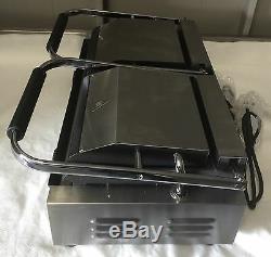 Panini Press Double Sided Electric Commercial Twin Contact Grill Pannini Maker
