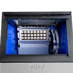 Portable Ice Maker Bar Restaurant Undercounter Commercial Ice Cube Machine