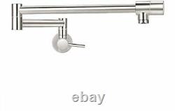 Pot Filler Faucet Stainless Steel Commercial Wall Mount Kitchen Faucet