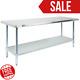 Regency 30 X 72 18-gauge 304 Stainless Steel Commercial Work Table With Legs
