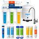 Reverse Osmosis Water Filtration System Ro Plus 4 Free Filters 100 Gpd
