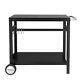 Royal Gourmet Double-shelf Commercial Movable Dining Cart Work Table Pc3401b