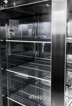 SABA Commercial Refrigerator & Beverage Cooler (2 Stainless Steel Doors)
