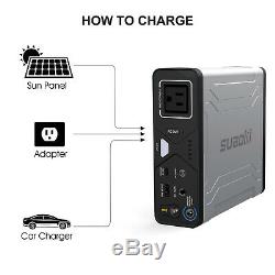 SUAOKI G100 27000mAh Solar Power Generator Battery Charger Station Inverter 100W