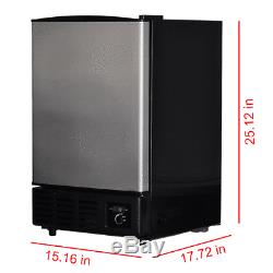 Smad Built-In Undercounter Commercial Ice Maker Stainless Steel Ice Cube Machine