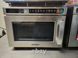 Solwave Space Saver Stainless Steel Heavy-Duty Commercial Microwave with USBPort