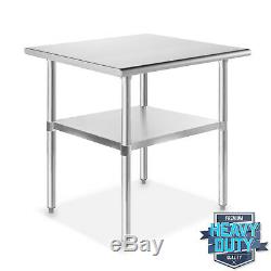 Stainless Steel 24 x 30 NSF Commercial Kitchen Work Food Prep Table
