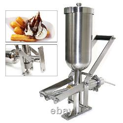 Stainless Steel 5L Commercial Manual Churros Filler Machine Donut Maker Kitchen