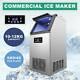 Stainless Steel Commercial 160lbs Undercounter Ice Maker Machine Air Cooled Cube