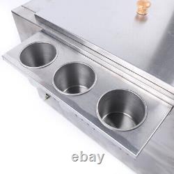 Stainless Steel Commercial Countertop Gas Fryer Deep Fryer Propane(LPG) 2 Basket