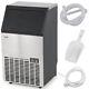 Stainless Steel Commercial Ice Maker Built-in Undercounter Freestand 100lb/24hr