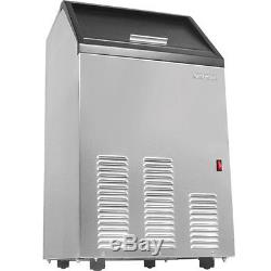 Stainless Steel Commercial Ice Maker Built-In Undercounter / Portable Machine