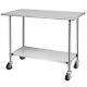 Stainless Steel Commercial Kitchen Prep Food & Work Table 48 X 24 Utility Cart