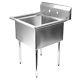 Stainless Steel Commercial Kitchen Utility Sink 30 Wide