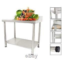 Stainless Steel Commercial Kitchen Work Food Prep Table 24 x 72, High Quality