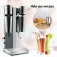 Stainless Steel Commercial Milk Shake Machine Double Head Drink Mixer 110v 60hz