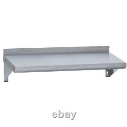 Stainless Steel Commercial Wall Mounted Shelf 18X36