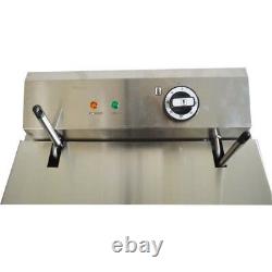 Stainless Steel Funnel Cake Mold Commercial Deep Fryer with 2 Ring Molds