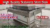 Stainless Steel High Quality Sink Making By Hand Commercial Kitchen Equipment Amazing Steel Factory