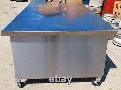 Stainless Steel Table Commercial Kitchen Equipment Food Table 8Ft by 54 By 3Ft