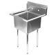 Stainless Steel Utility Sink For Commercial Kitchen 23.5 Wide