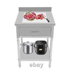 Stainless Steel Work Table 24x24in Commercial Kitchen Equipment Food Prep Table