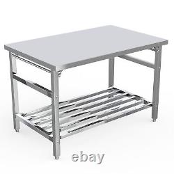 Stainless Steel Work Table 30x48in Commercial Kitchen Equipment Food Prep Table