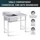 Stainless Steel Work Table With Sink Commercial Kitchen Sink For Restaurant Bar