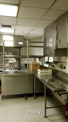 Stainless steel commercial upper cabinets