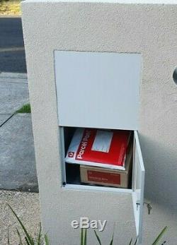 Stainless steel letterbox secure drop box parcel large mailbox brick insert