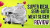 Super Deal Commercial Stainless Steel Semi Auto Meat Slicer Review