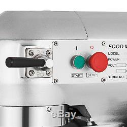 Three Speed 15Qt Commercial Dough Food Mixer Gear Driven Pizza Bakery 600W NEW