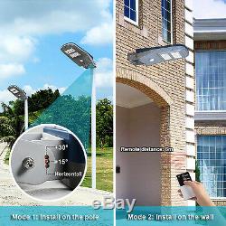 Timing Solar Street Lights Commercial Outdoor Waterproof Motion Sensor 1000LM