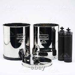 Travel Berkey Water Purifier With2 Black BB-9 Filters AUTHORIZED DEALER & WARRANTY