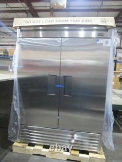 True T-49-hc Stainless Steel 2 Door Reach-in Cooler Refrigerator Commercial